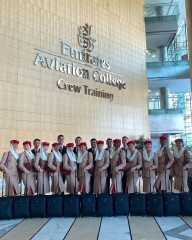 Emirates Cabin Crew Team at College